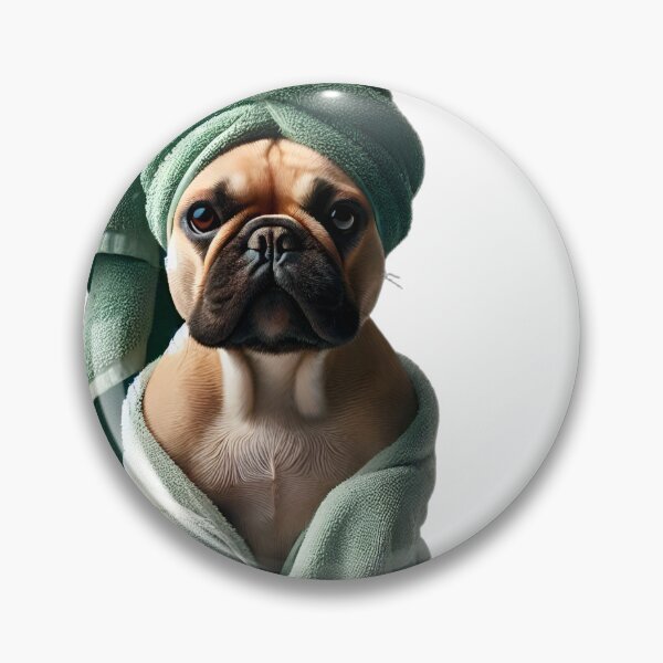 Item preview, Bulldog dog bathrobe spas design designed and sold by Dan9010.