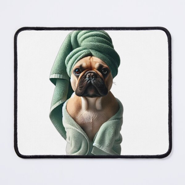 Item preview, Bulldog dog bathrobe spas design designed and sold by Dan9010.