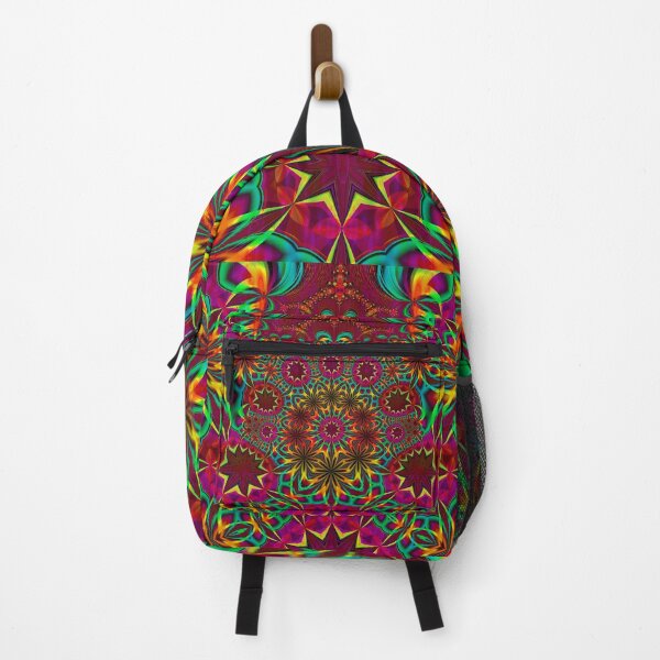 Item preview, Psychedelic Kaleidoscope of Neon Blooms designed and sold by pinkal.
