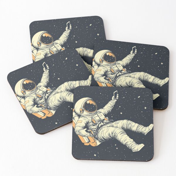 Item preview, Astronaut with Smartphone  designed and sold by DianaYuss.