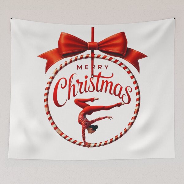 Item preview, Christmas Aerialist: circus aerial christmas. acrobatics designed and sold by swiftbinaries.
