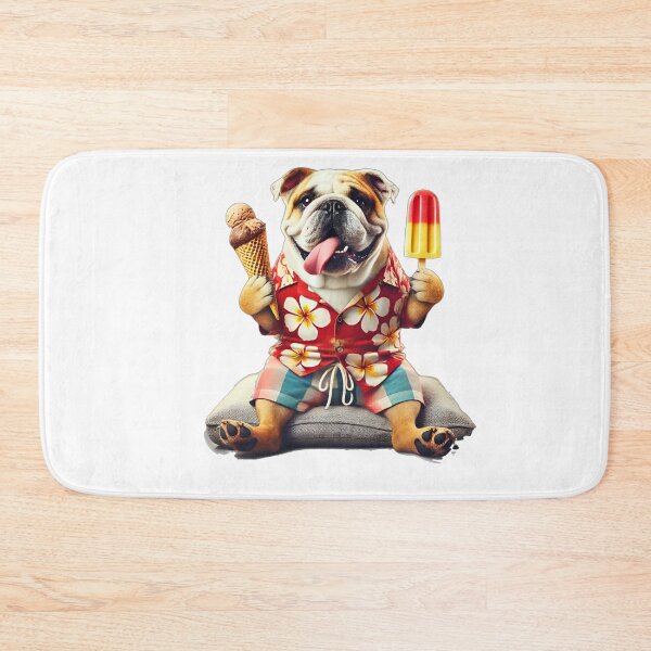 Item preview, Greedy Bulldog Dog Ice Cream Candy Design designed and sold by Dan9010.