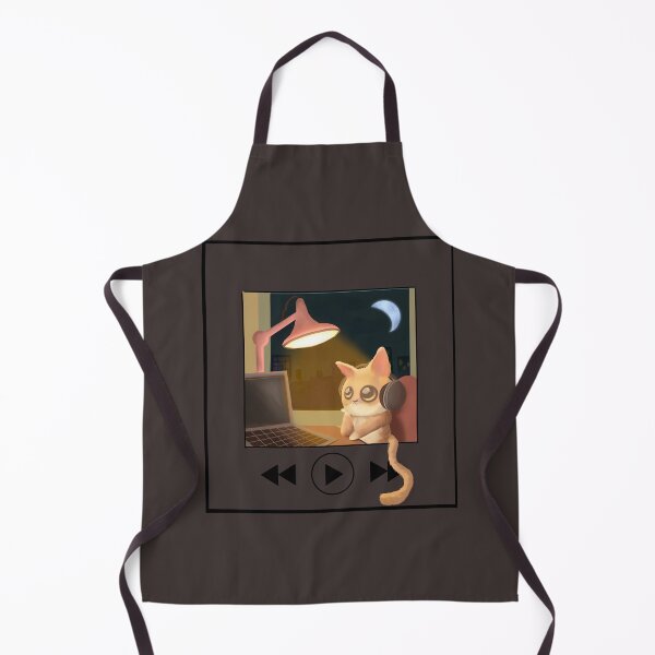 Item preview, Cute cat listening to music and chillin lofi vibes designed and sold by noicethingys.