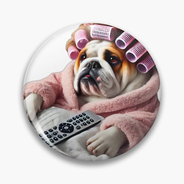 Item preview, Bulldog dog curlers bed design designed and sold by Dan9010.