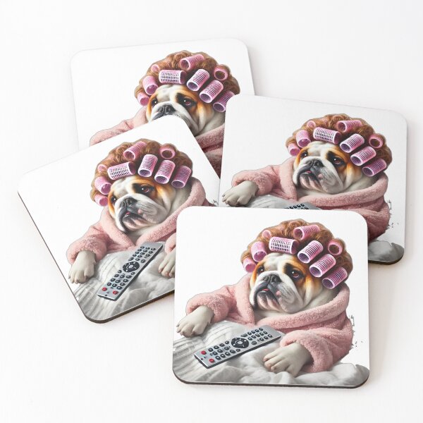 Item preview, Bulldog dog curlers bed design designed and sold by Dan9010.