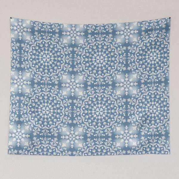 Item preview, Pattern snowflakes, snow crystals, all over print 07 designed and sold by SpecialtiesShop.