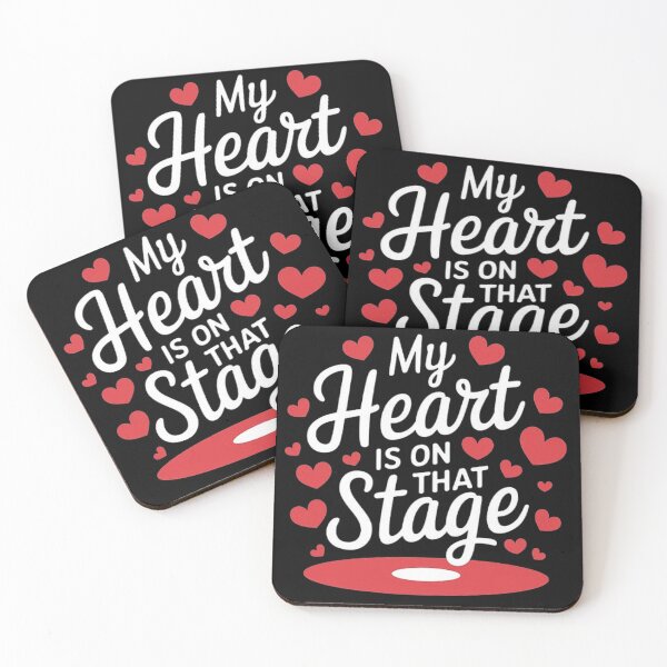 Item preview, Passionate Performer Design with Heart Motif designed and sold by love3617.