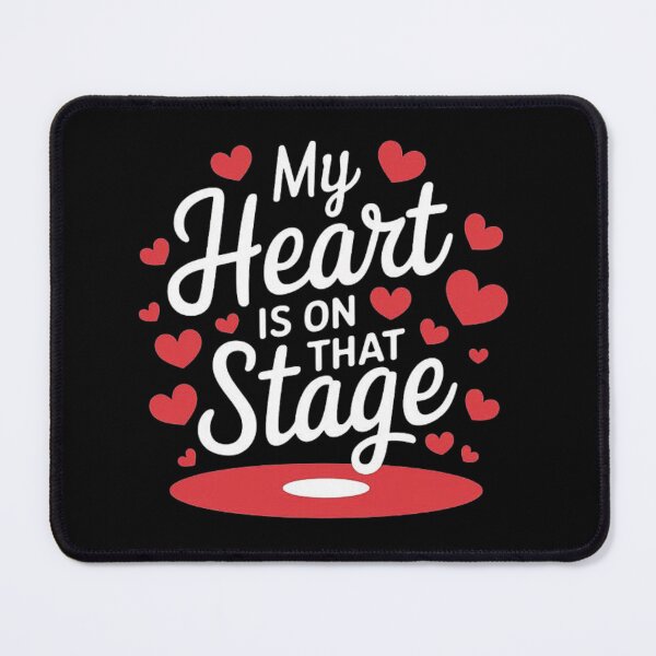 Item preview, Passionate Performer Design with Heart Motif designed and sold by love3617.