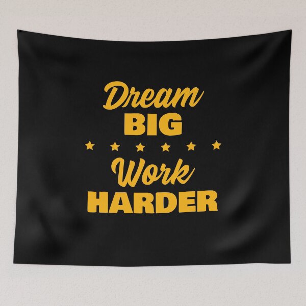 Item preview, Dream Big Work Harder designed and sold by 87-Aesthetics.