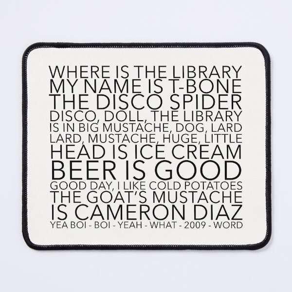 Item preview, Where is the library (Black text) designed and sold by Studio 679.