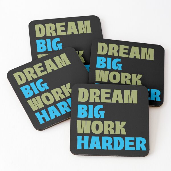 Item preview, Dream Big Work Harder designed and sold by 87-Aesthetics.