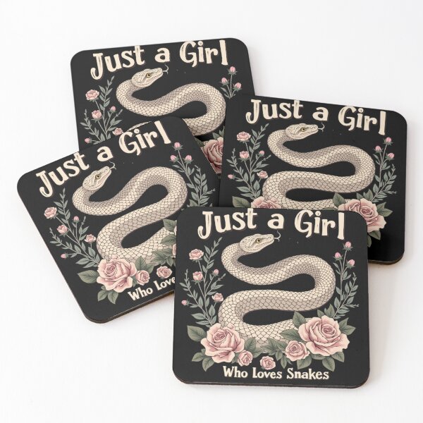 Item preview, Just a Girl Who Loves Snakes designed and sold by jkrphoto.