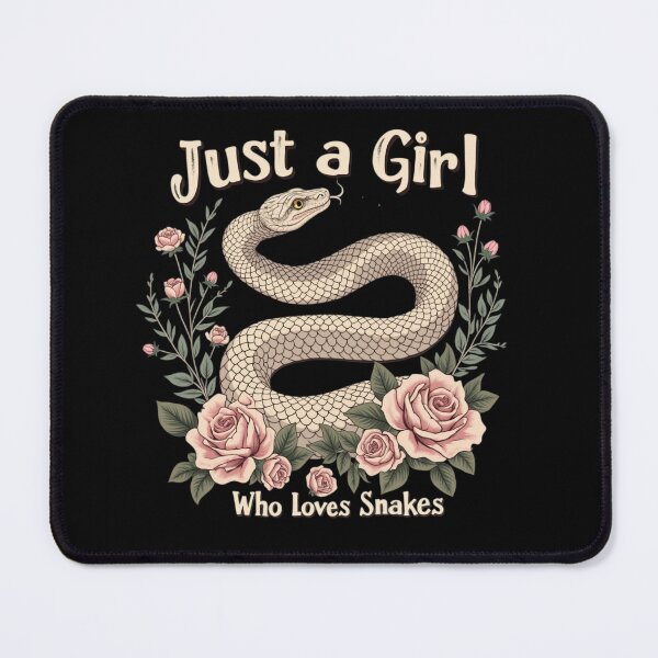 Item preview, Just a Girl Who Loves Snakes designed and sold by jkrphoto.