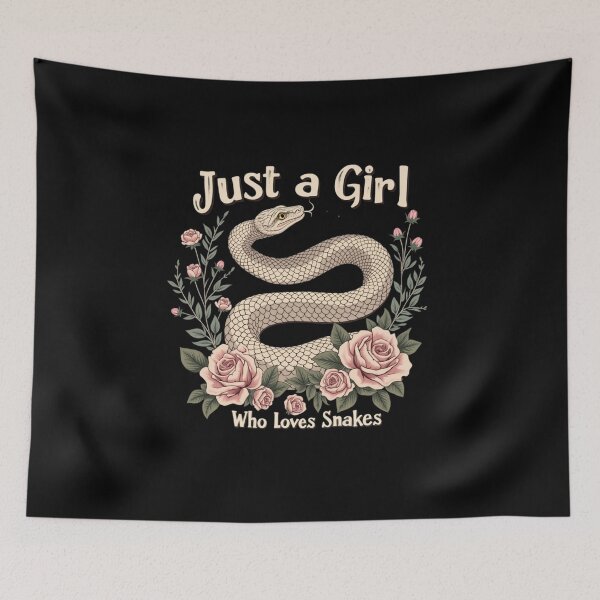 Item preview, Just a Girl Who Loves Snakes designed and sold by jkrphoto.