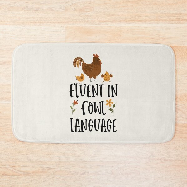 Item preview, Fluent in Fowl Language Cute Chickens designed and sold by darkskydelights.