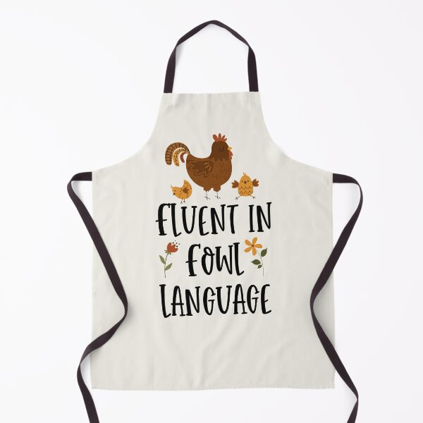 Item preview, Fluent in Fowl Language Cute Chickens designed and sold by darkskydelights.