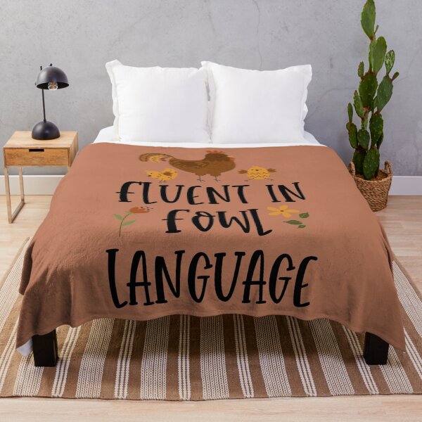 Item preview, Fluent in Fowl Language Cute Chickens designed and sold by darkskydelights.