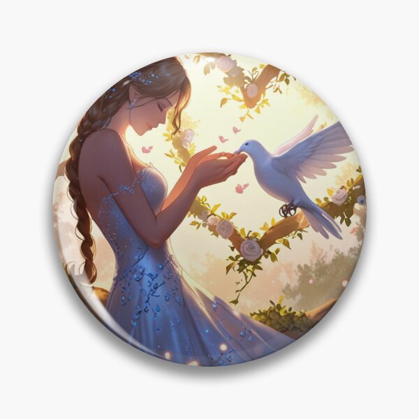 Item preview, Lady in peace world. designed and sold by PatDoArt.