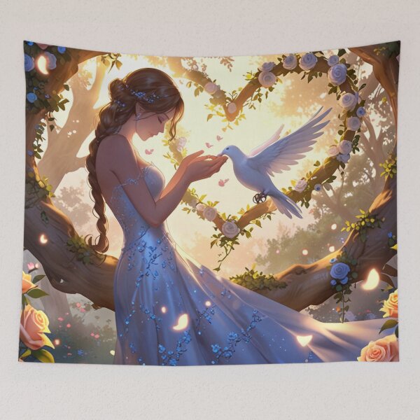 Item preview, Lady in peace world. designed and sold by PatDoArt.