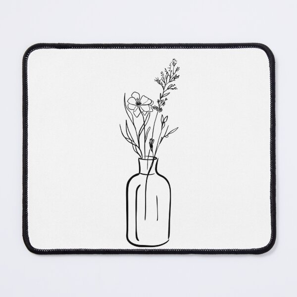 Item preview,  line art flower designed and sold by s-flo-art.