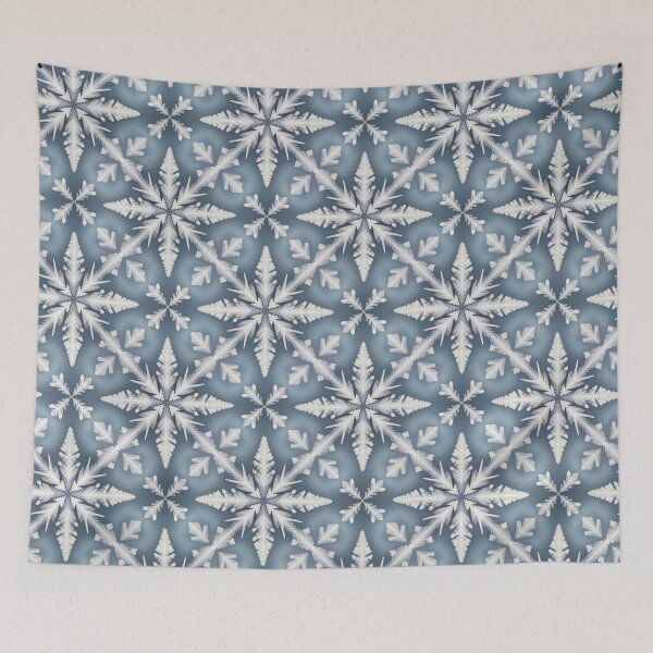 Item preview, Pattern snowflakes, snow crystals, all over print 10 designed and sold by SpecialtiesShop.