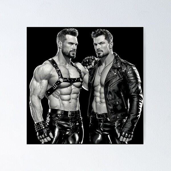 Item preview, Leather Daddies Power Leder Gay Pride Graphic Design designed and sold by ItsAKinkThing.