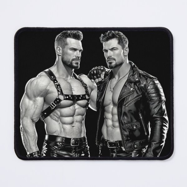 Artikelvorschau, Leather Daddies Power Leder Gay Pride Grafikdesign entworfen und verkauft von ItsAKinkThing.