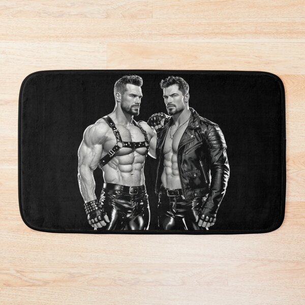 Artikelvorschau, Leather Daddies Power Leder Gay Pride Grafikdesign entworfen und verkauft von ItsAKinkThing.