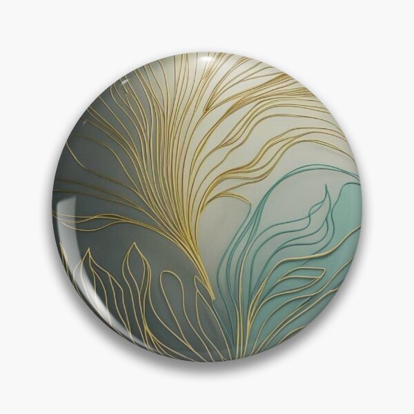 Item preview, ELEGANT ABSTRACT GOLD AND TURQUAZ DESIGN designed and sold by asudesign.