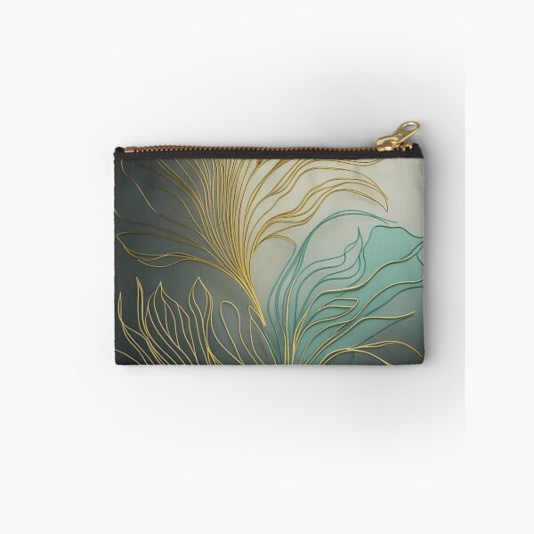 Item preview, ELEGANT ABSTRACT GOLD AND TURQUAZ DESIGN designed and sold by asudesign.