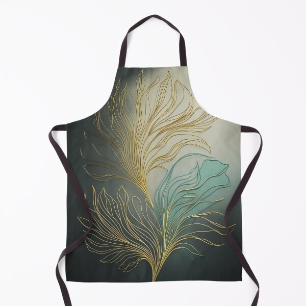 Item preview, ELEGANT ABSTRACT GOLD AND TURQUAZ DESIGN designed and sold by asudesign.