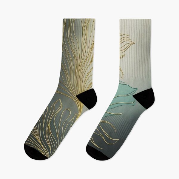 Item preview, ELEGANT ABSTRACT GOLD AND TURQUAZ DESIGN designed and sold by asudesign.