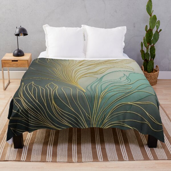 Item preview, ELEGANT ABSTRACT GOLD AND TURQUAZ DESIGN designed and sold by asudesign.