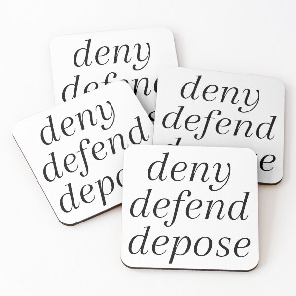 Item preview, Deny Defend Depose designed and sold by Fangirlsleep.