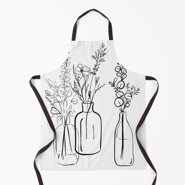 Item preview, line art flowers designed and sold by s-flo-art.