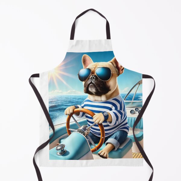 Item preview, Bulldog Dog Captain Boat Design designed and sold by Dan9010.