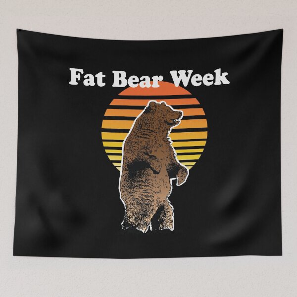 Item preview, fat bear week design designed and sold by penandinkdesign.