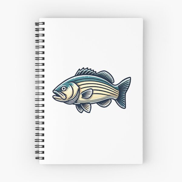 Item preview, Striped Bass Cartoon designed and sold by LightningJelly.