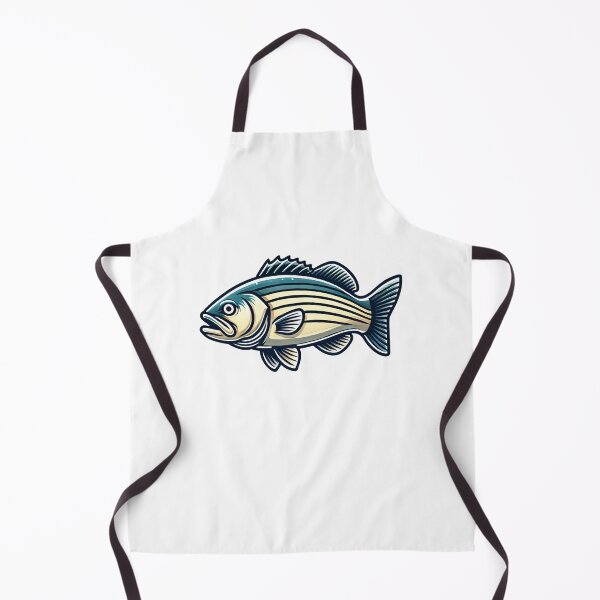 Item preview, Striped Bass Cartoon designed and sold by LightningJelly.