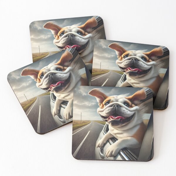 Item preview, Happy Bulldog Dog Car Design designed and sold by Dan9010.