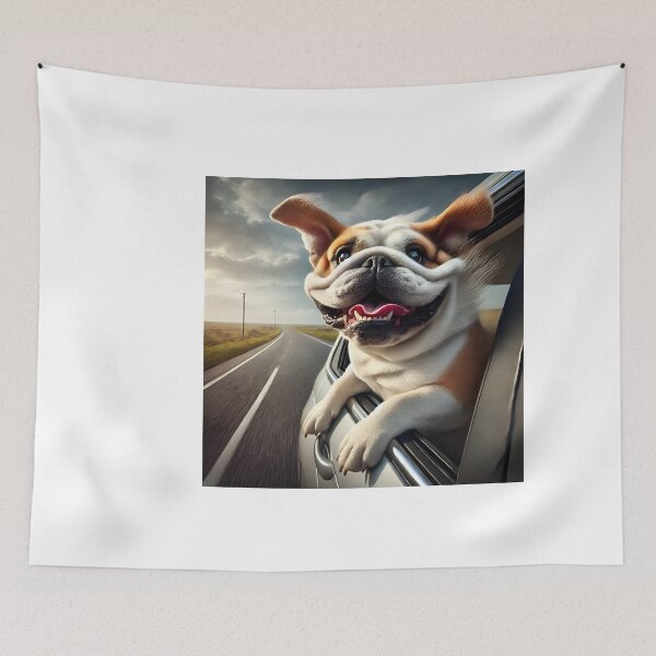 Item preview, Happy Bulldog Dog Car Design designed and sold by Dan9010.