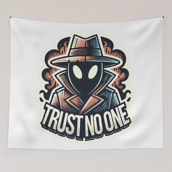 Item preview, Trust no one designed and sold by supersanko.