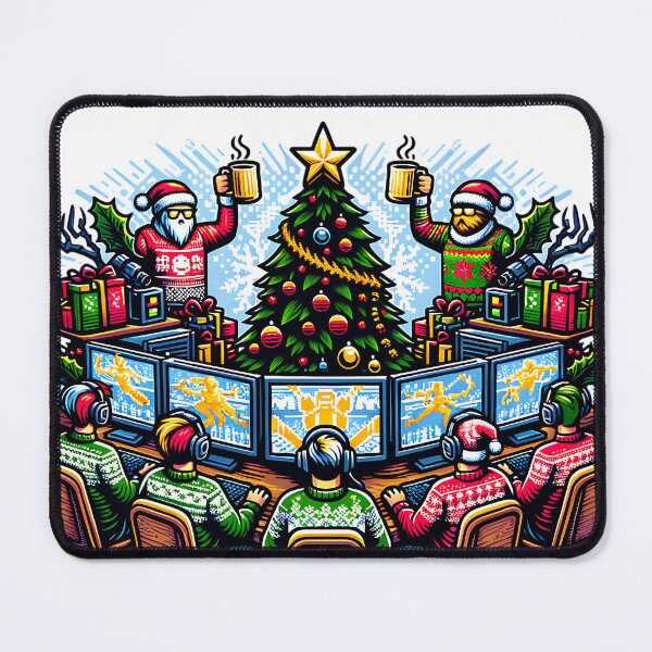 Item preview, Christmas LAN Party – Festive Gaming Celebration designed and sold by NSB-Design.