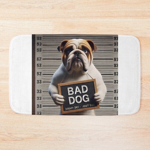 Item preview, Bulldog dog prisoner wanted design designed and sold by Dan9010.