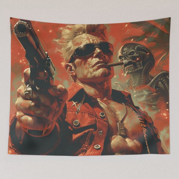 Item preview, Duke Nukem (Retro Action Hero) designed and sold by LunartCode.