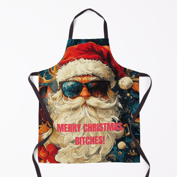 Item preview, "Sassy Santa Says: Merry Christmas, Bitches!" designed and sold by Ice Diamond Designs.