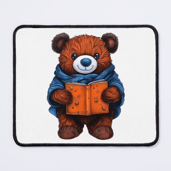 Item preview, Cute Bear Reading a Book, Bookworm Bear, Cozy Bear, Reader Bear, Lover of Books designed and sold by BukkyStory.