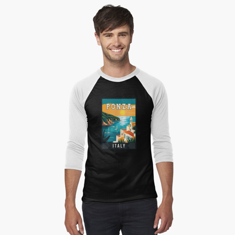 Item preview, Baseball ¾ Sleeve T-Shirt designed and sold by turtlestart.