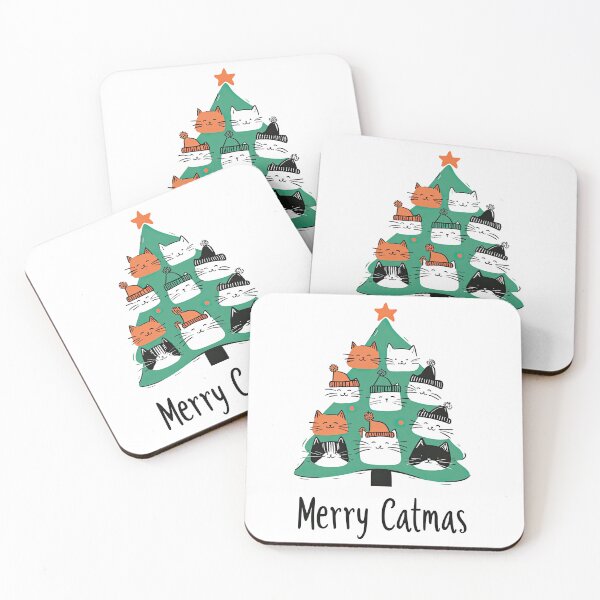 Item preview,  ✨ Merry Catmas Tree Magic Xmas designed and sold by W-artposters.