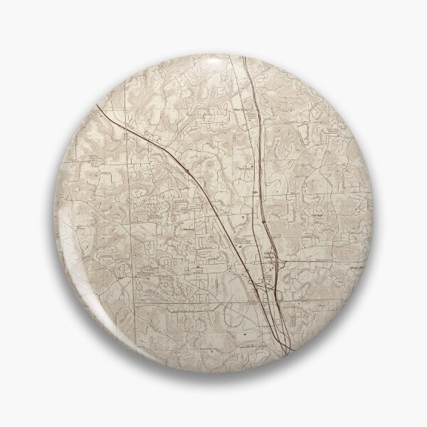 Item preview, Cranberry Twp., PA Topographical Map Vintage designed and sold by PGHPhotoCo.